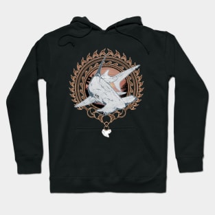 Hammerhead Shark Polynesian Design Hoodie